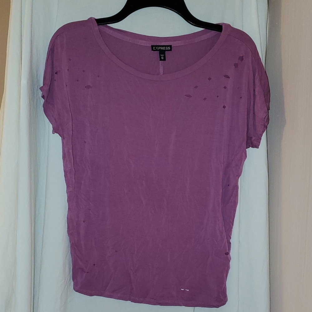 Express Distressed Shirt